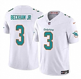 Men & Women & Youth Miami Dolphins #3 Odell Beckham Jr White 2023 F.U.S.E Vapor Limited Stitched Jersey,baseball caps,new era cap wholesale,wholesale hats